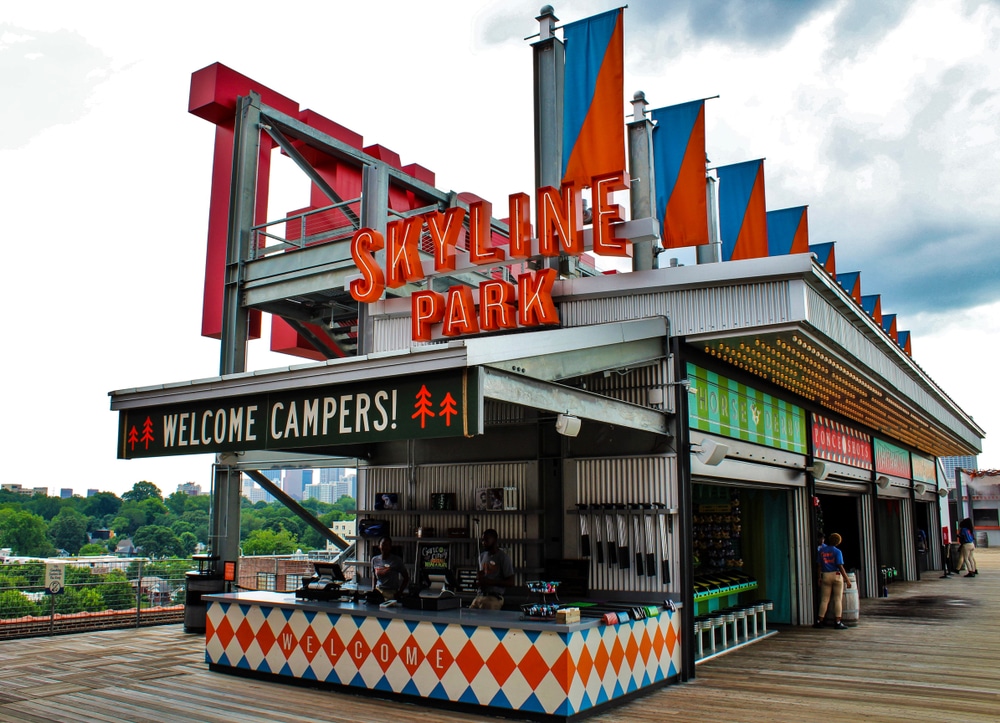 Atlanta,,Georgia-usa/june,2019-,Skyline,Park,Booth,Atop,Ponce,City,Market